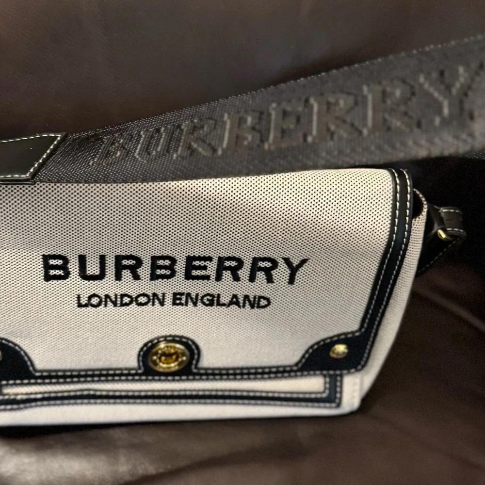 Black and White Crossbody Bag - Picture 2 of 5